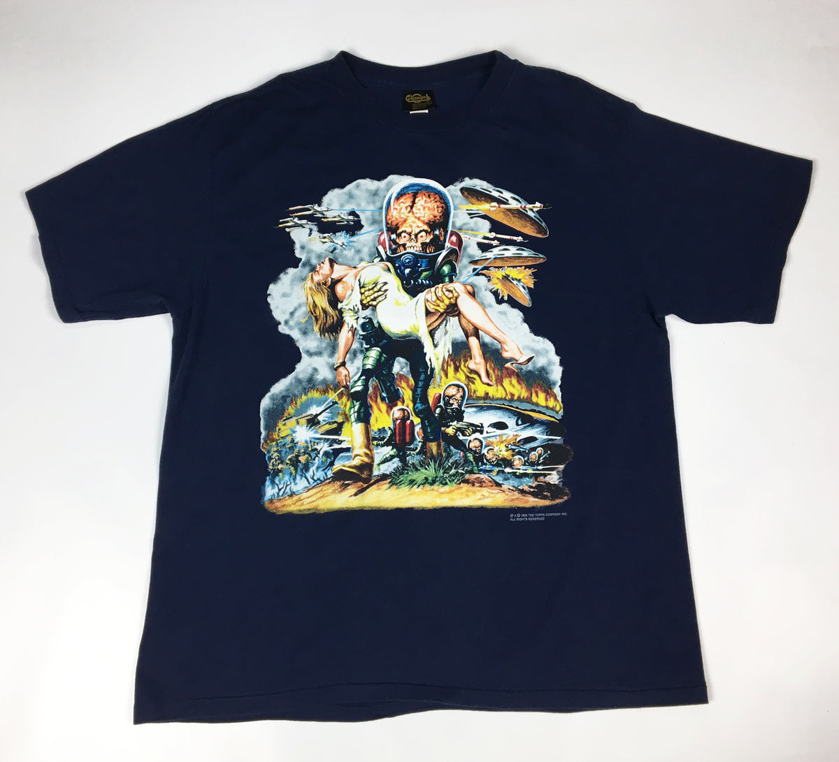MARS ATTACK Tシャツ 1996 ヴィンテージ Mars Attacks T-Shirt – Reware Vintage