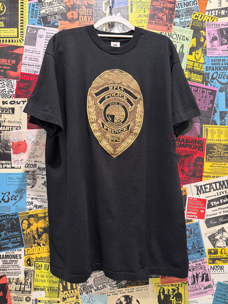 Prince Minneapolis Police Badge T-shirt