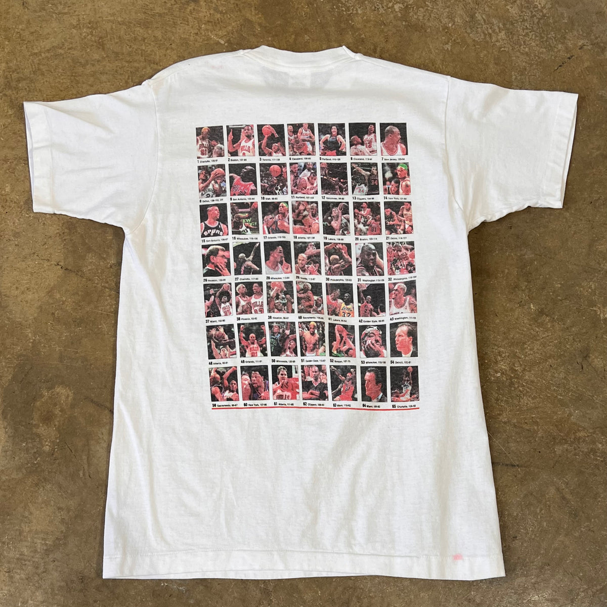 Chicago Bulls 1996 70 Game Record T-shirt – Reware Vintage
