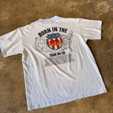 Bruce Springsteen 84-85 Bleached Pink Cadillac T-shirt