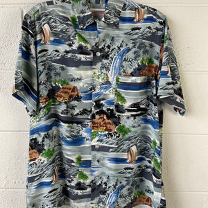 60s Loop Collar Aloha Shirt