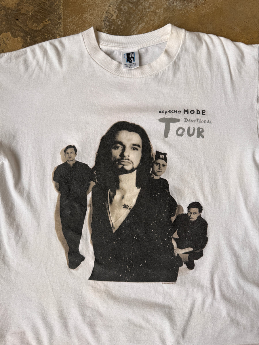 90's depeche MODE Devotional Tour バンドT 90's depeche MODE Devotional Tour バンドT