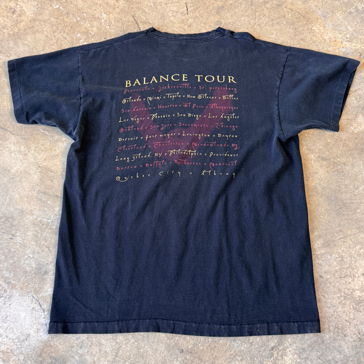VAN HALEN BALANCE WORLD TOUR 1995 Tシャツ L Vintage 1995 Van