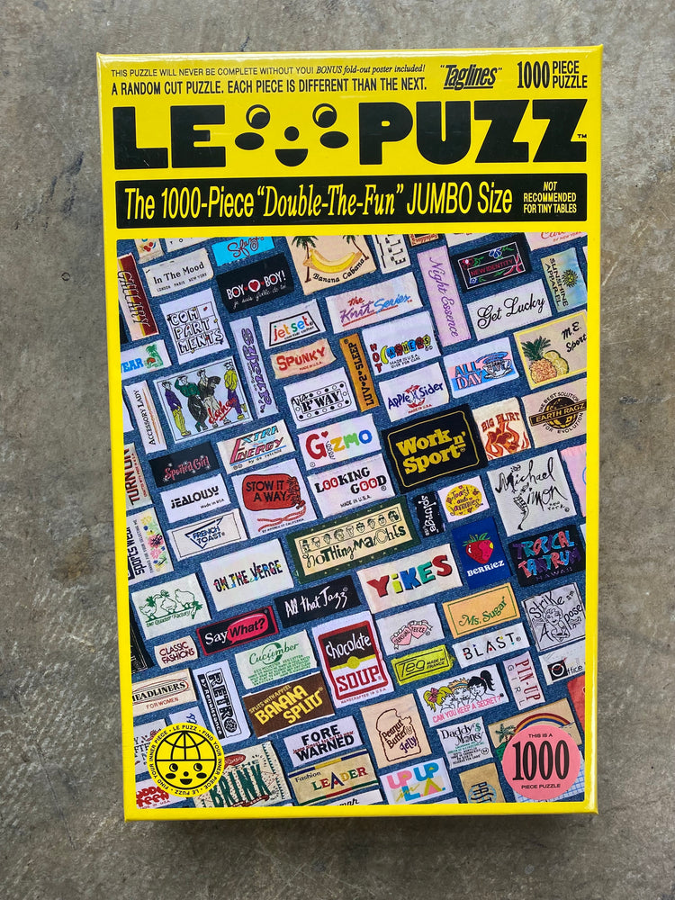 Le Puzz Vintage Tag Puzzle