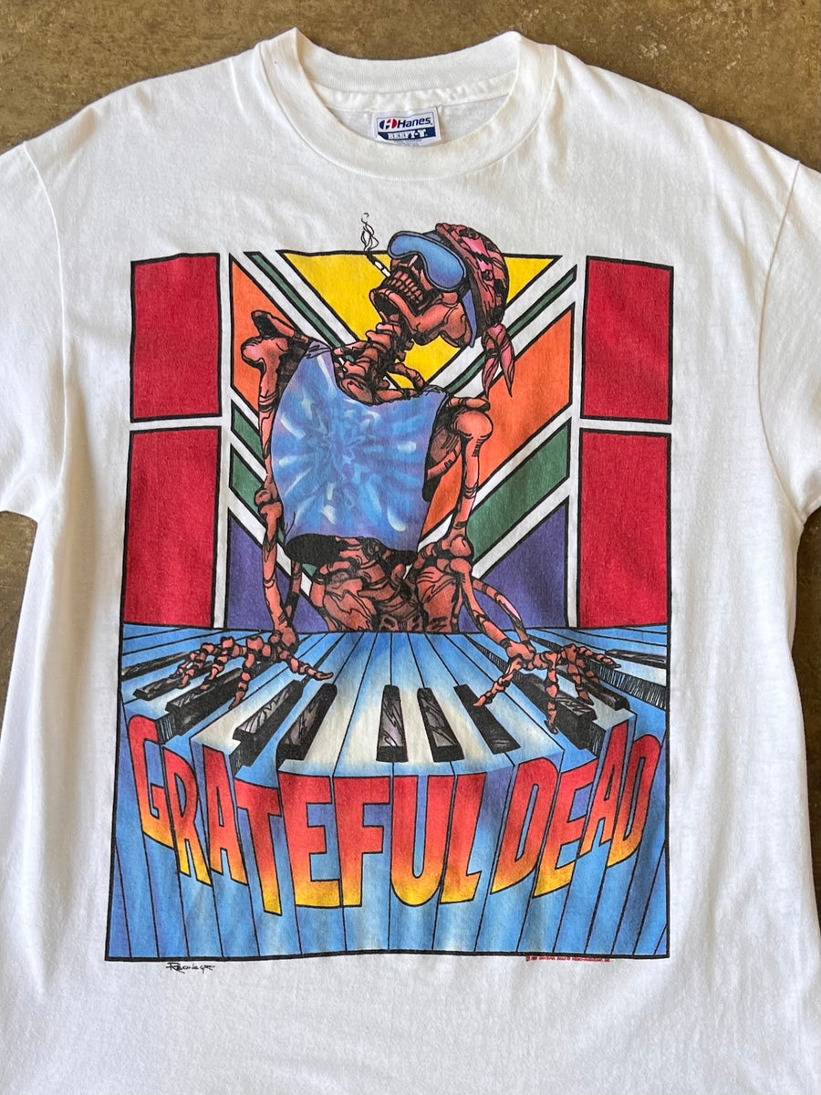 Grateful Dead Brent Mydland Skeleton T-shirt – Reware Vintage
