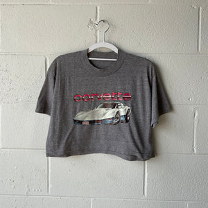 80s Corvette Stingray Crop Top