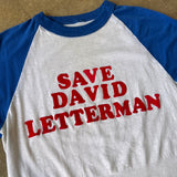 Save David Letterman Raglan