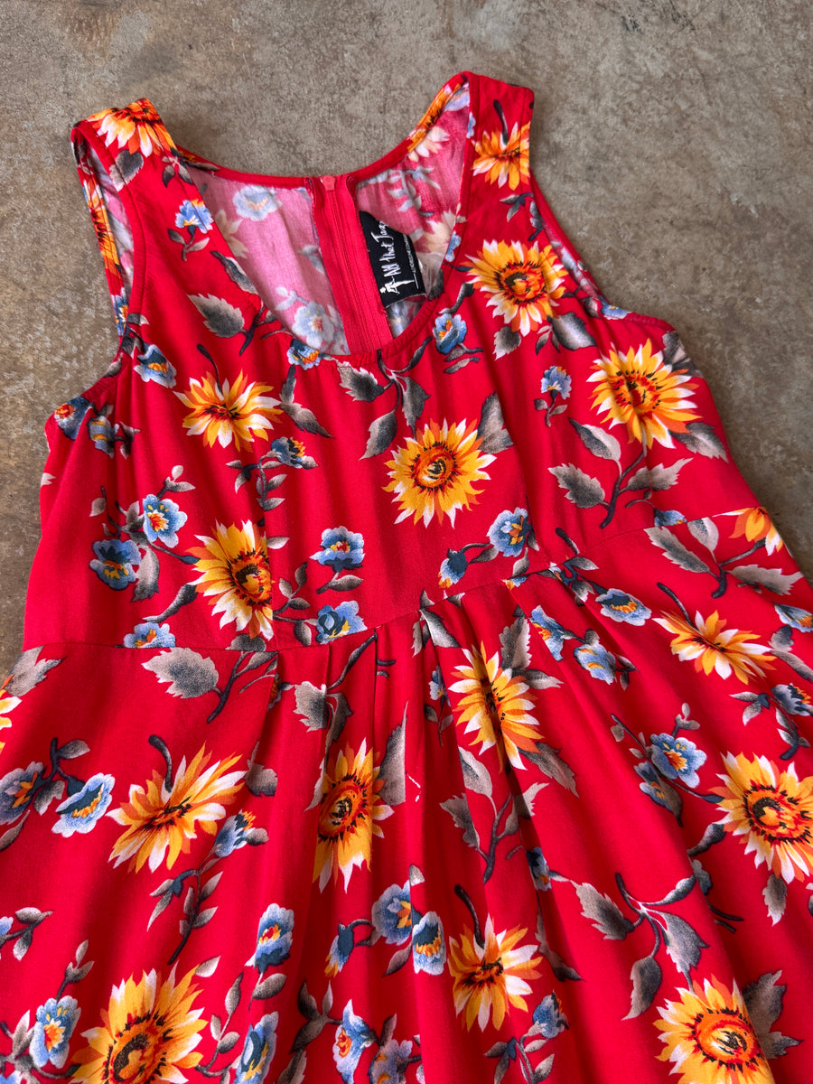All That Jazz Sunflower Dress – Reware Vintage