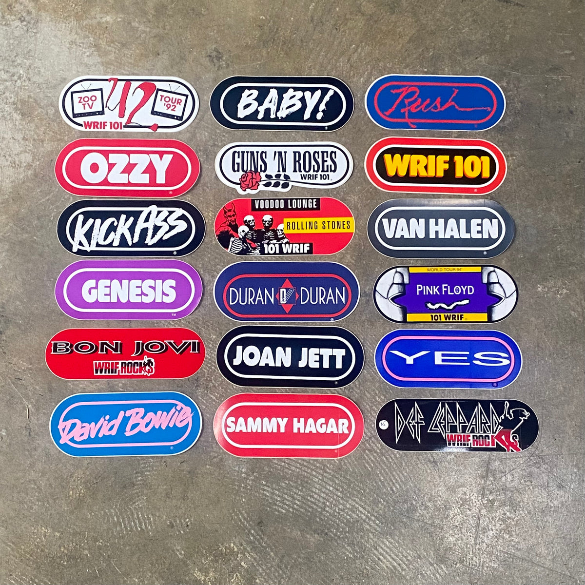 WRIF Stickers Reware Vintage
