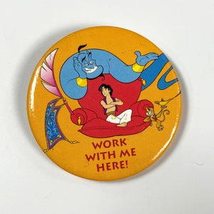 Aladdin Work With Me Pin