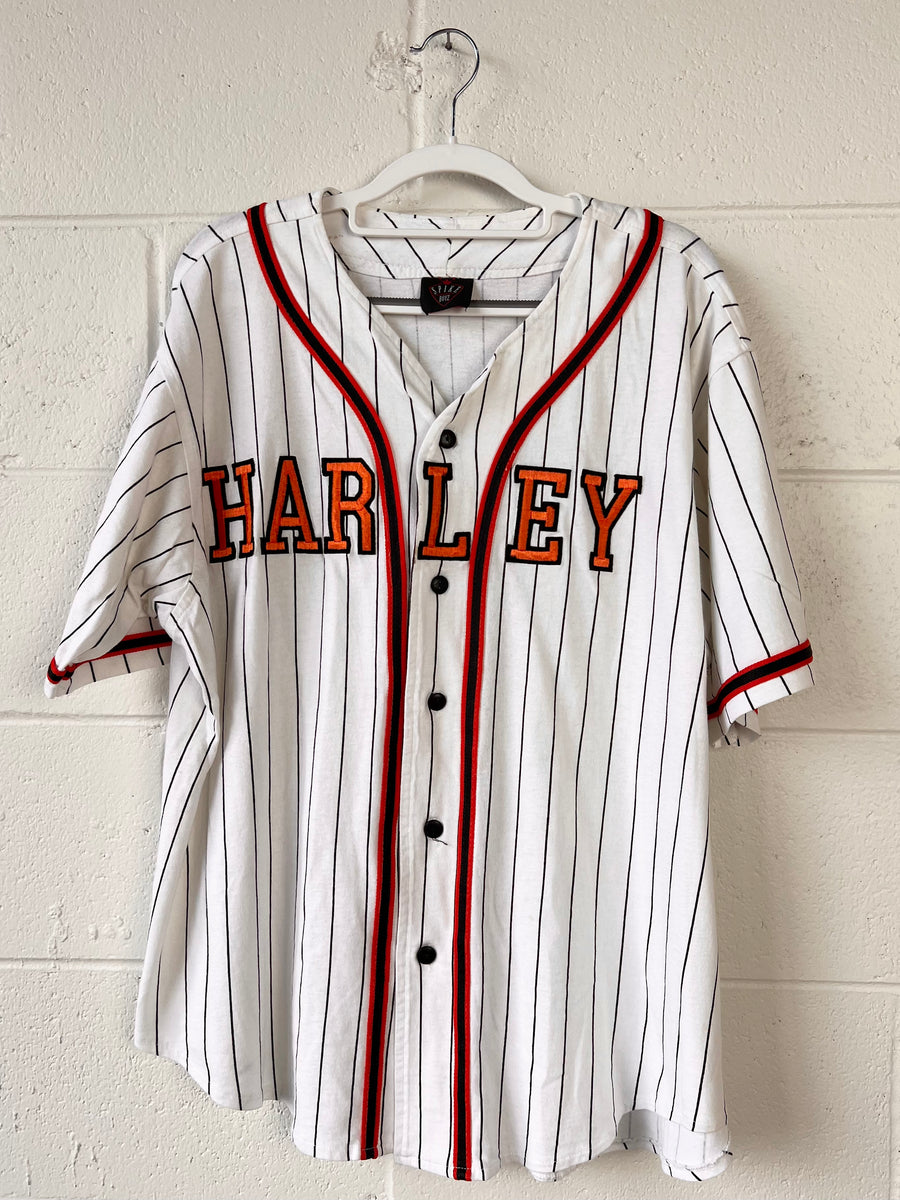 Vintage Harley Davidson Baseball Jersey