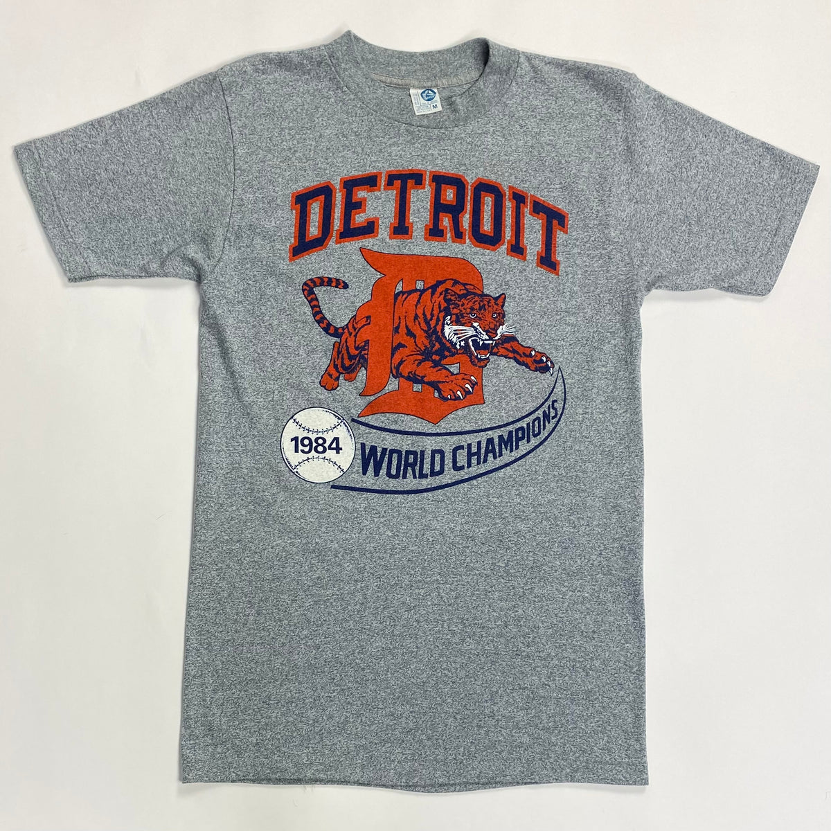 Vintage 80s 1984 Detroit Tigers Championship Team T Shirt 