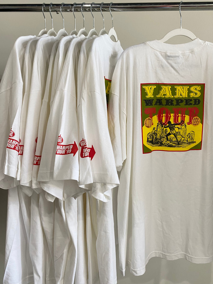1999 Deadstock Vans Warped Tour T shirt Reware Vintage