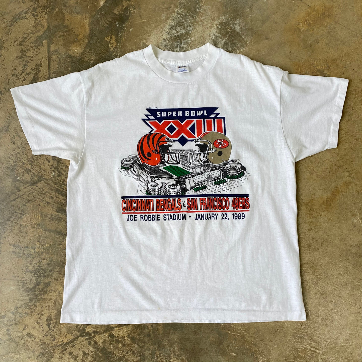 Vintage 1989 Cincinnati Bengals Super Bowl Tee