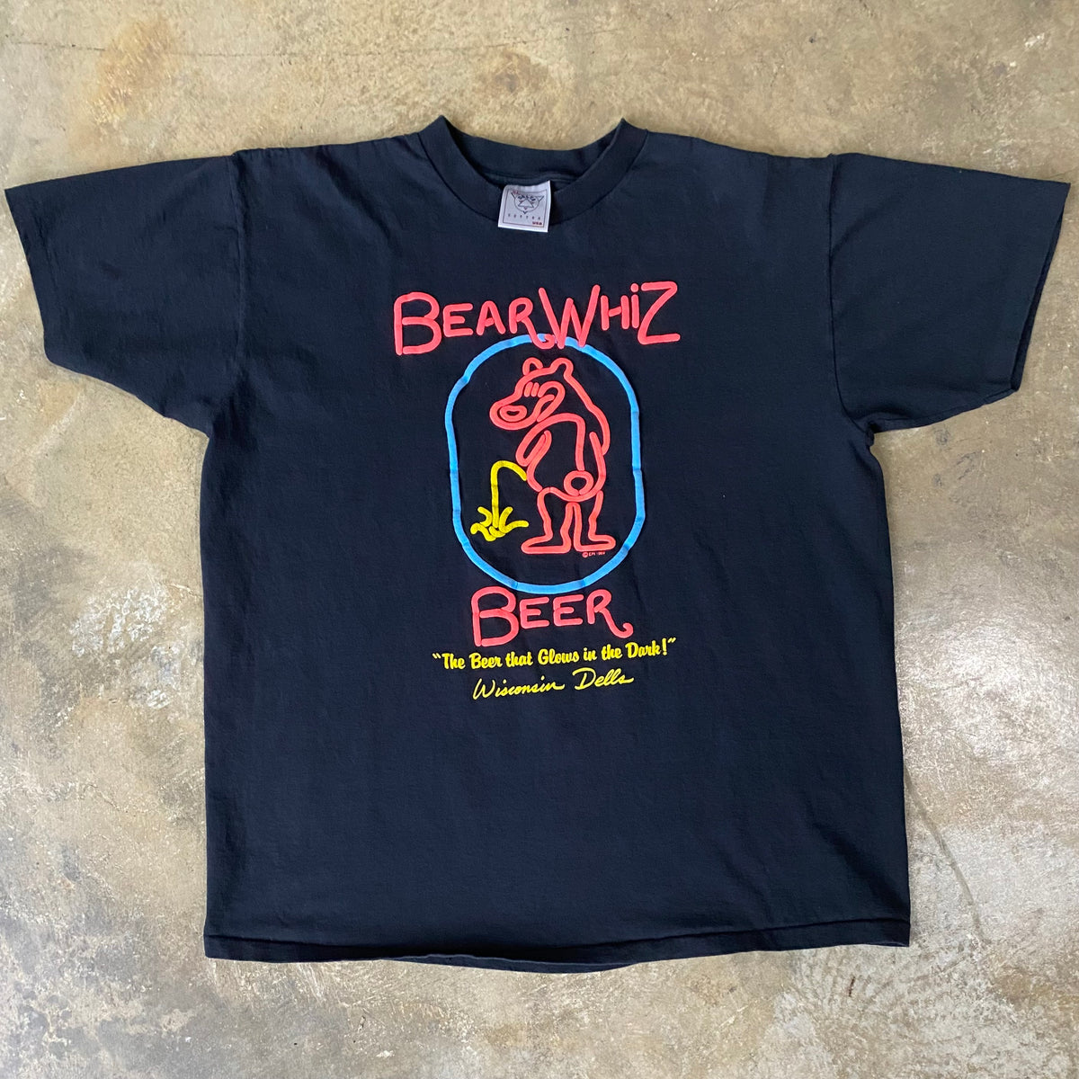 bear whiz beer t shirt