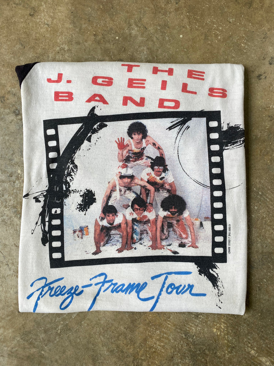 J. Geils Vintage on sale Freeze Frame Tour, 1981, Small