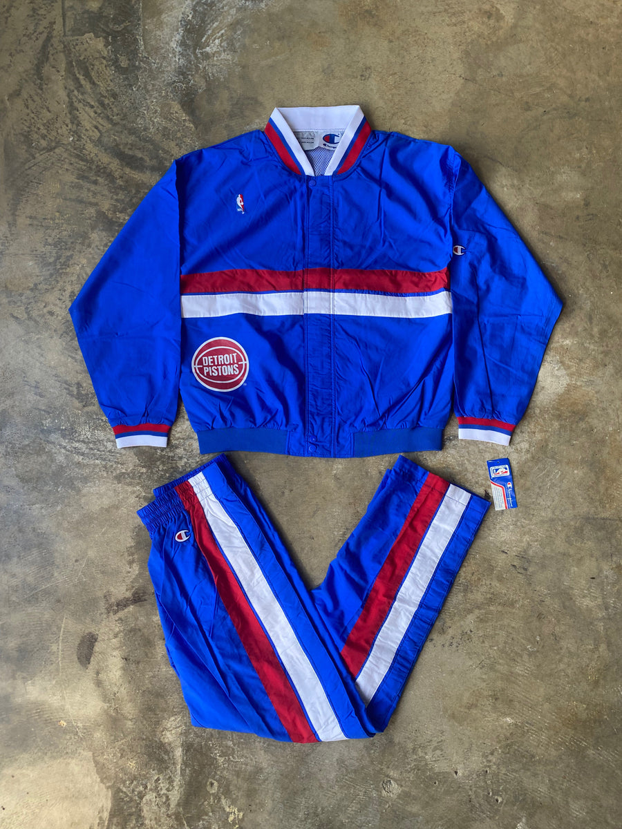 Deadstock Detroit Pistons Warm Up Suit – Reware Vintage