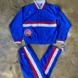 Deadstock Detroit Pistons Warm Up Suit