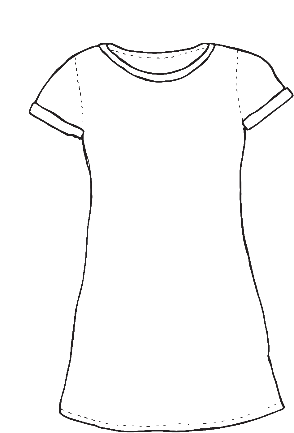 dress sizing diagram