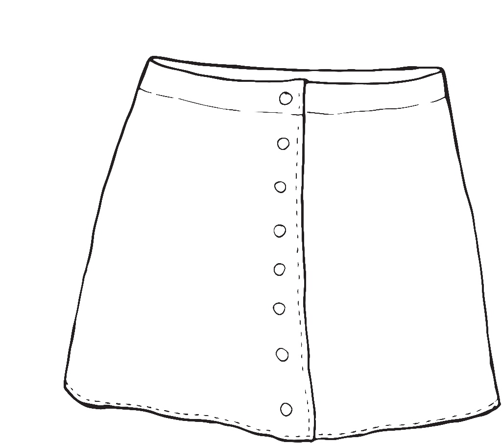 skirt sizing diagram