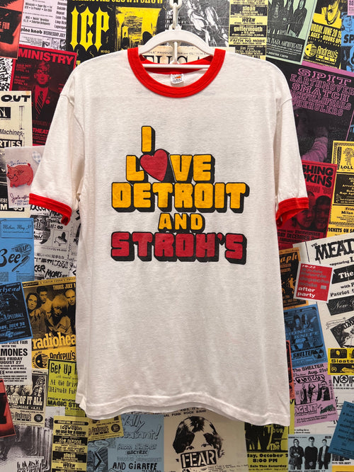 I Love Detroit and Stroh's T-shirt