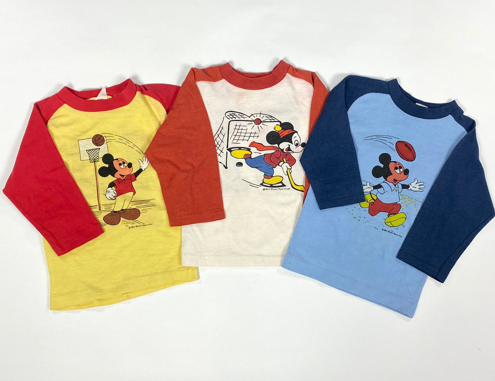 Mickey Mouse Raglan Shirts