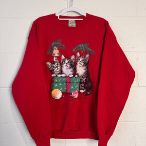 Christmas Cat Sweatshirt