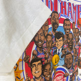 Detroit Pistons 89 Championship T-shirt Signed by Joe Dumars