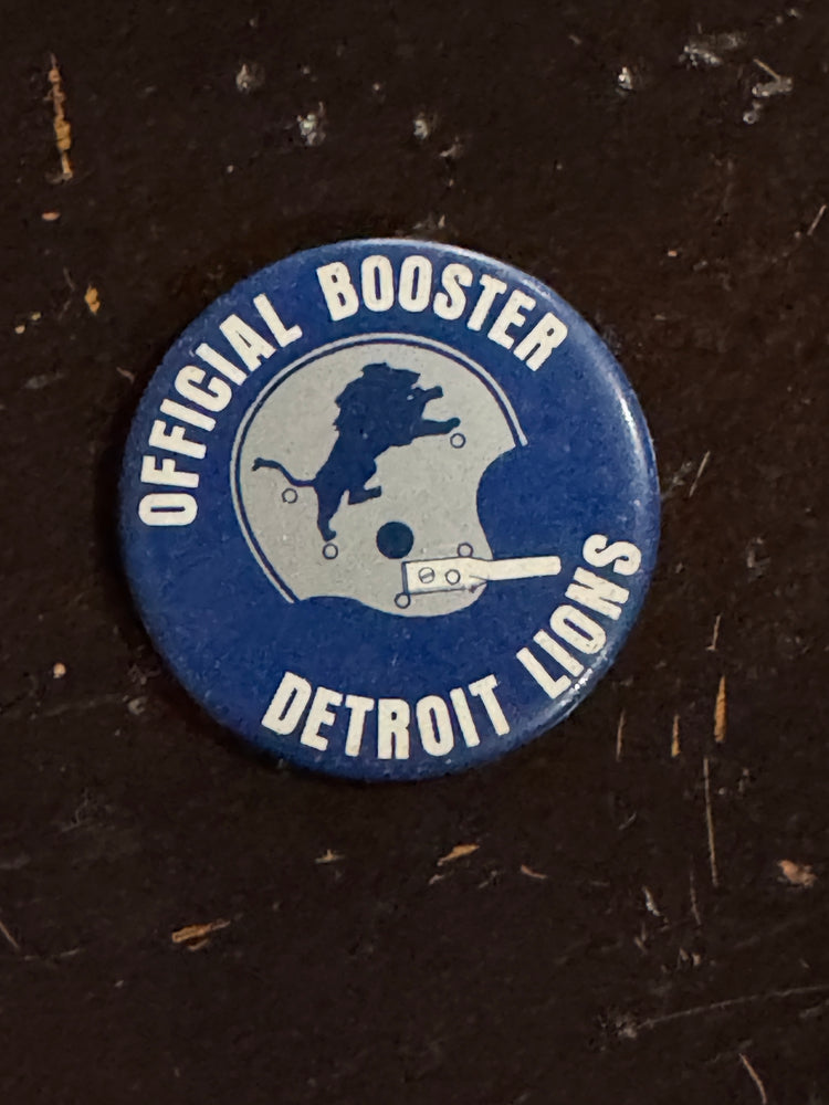 Detroit Lions Booster Pin