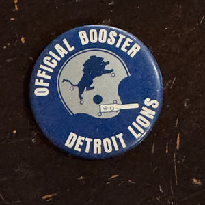 Detroit Lions Booster Pin