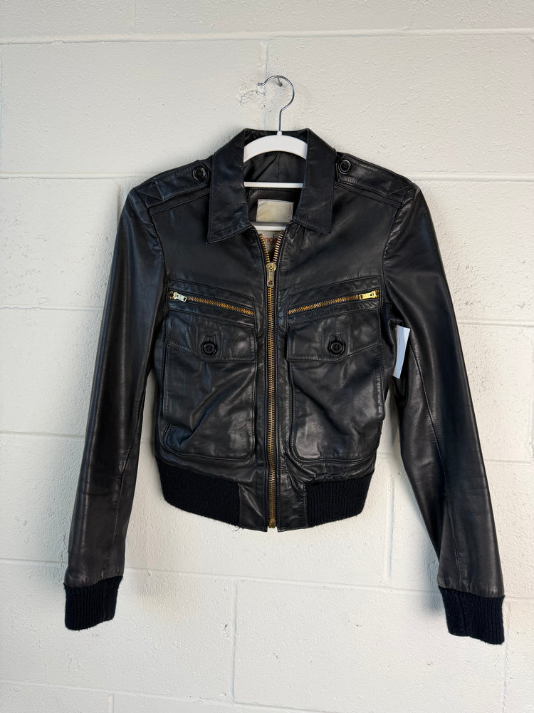 Gandalf Leather Bomber