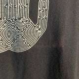 Vintage Maze Black T Shirt