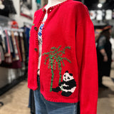 Knit Panda Cardigan