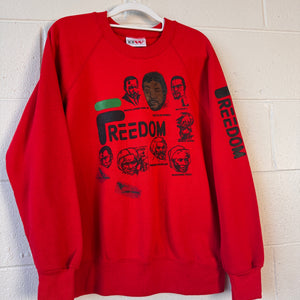 Black Freedom Fila Crewneck