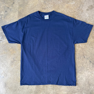 Hanes 50/50 Navy Blank T-shirt