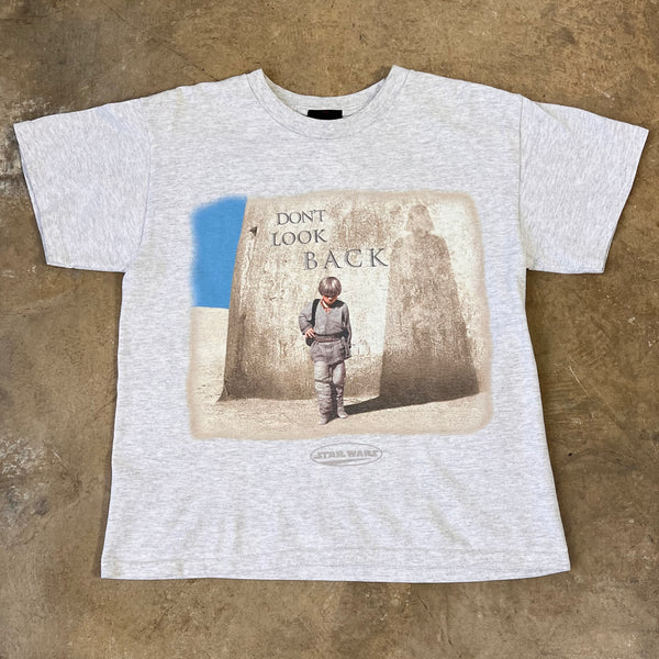 【Don’t look back】90s STAR WARS Tシャツ Star Wars 90s Episode 1 Don't Look Back Movie Promo Tee