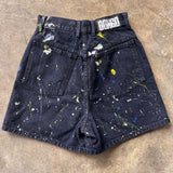 Bongo Paint Splatter Jean Shorts