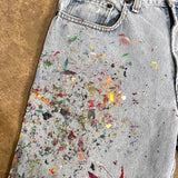 Paint Splatter Gap Jeans