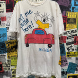 Scared Guy Michigan T-Shirt