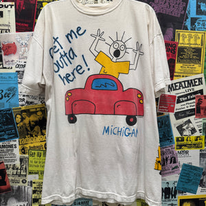 Scared Guy Michigan T-Shirt