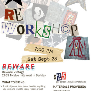 Reworkshop at Reware Vintage