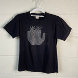 Vintage Maze Black T Shirt