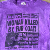 Fur Coat Tabloid T-Shirt