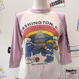 Smurfs Washington DC Raglan