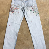 Paint Splatter Gap Jeans