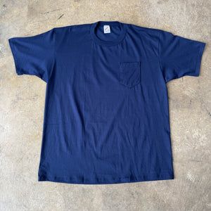 Jerzees Navy Pocket T-shirt