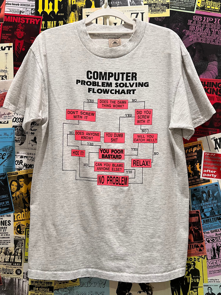 Computer Problem Flowchart T-shirt