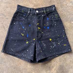 Bongo Paint Splatter Jean Shorts
