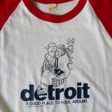 Detroit Fool Around Raglan
