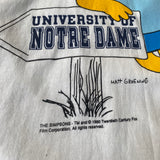 Bart SImpson University of Notre Dame T-shirt